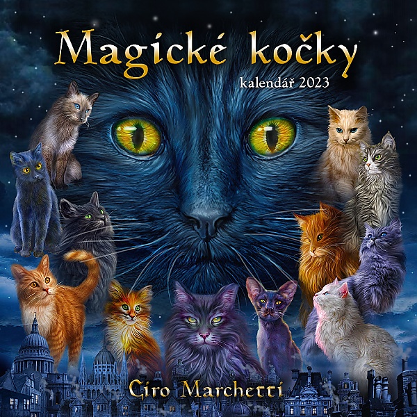 Magické kočky, kalendář 2023 / Vykládačky